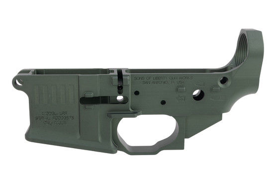 SOLGW / FCD Billet Ambi AR-15 Lower Receiver has a flared mag well